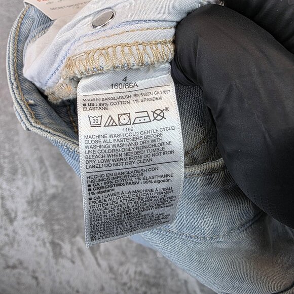 Old Navy Shorts Womens 4 OG Straight 5 Inch Inseam High Rise Denim Summer Casual - Picture 10 of 10